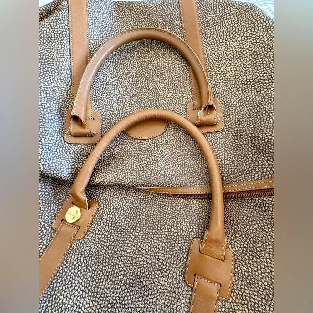 Vintage Borbonese Redwall Duffle Bag - XL